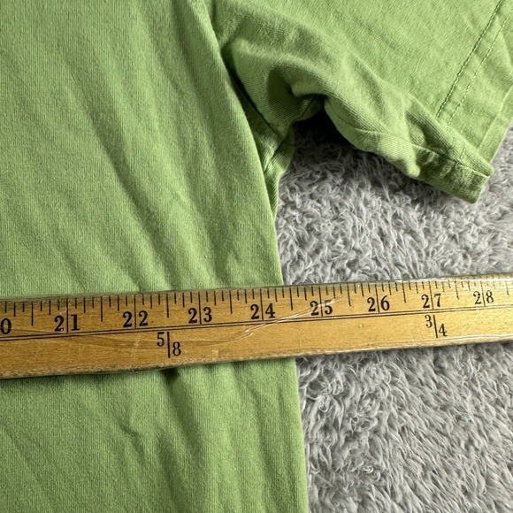 Stussy Shirt Mens XL Green Short Sleeve Stripe Collar Skater Streetwear Surf - Picture 6 of 8